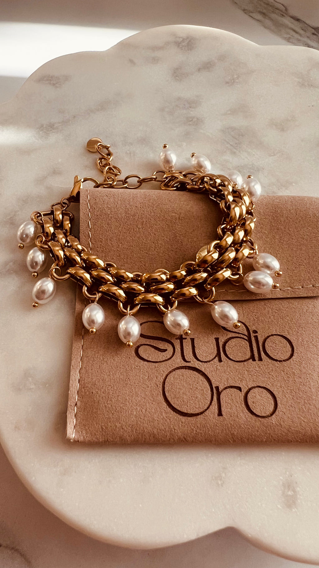 The Pearl Chain Bracelet