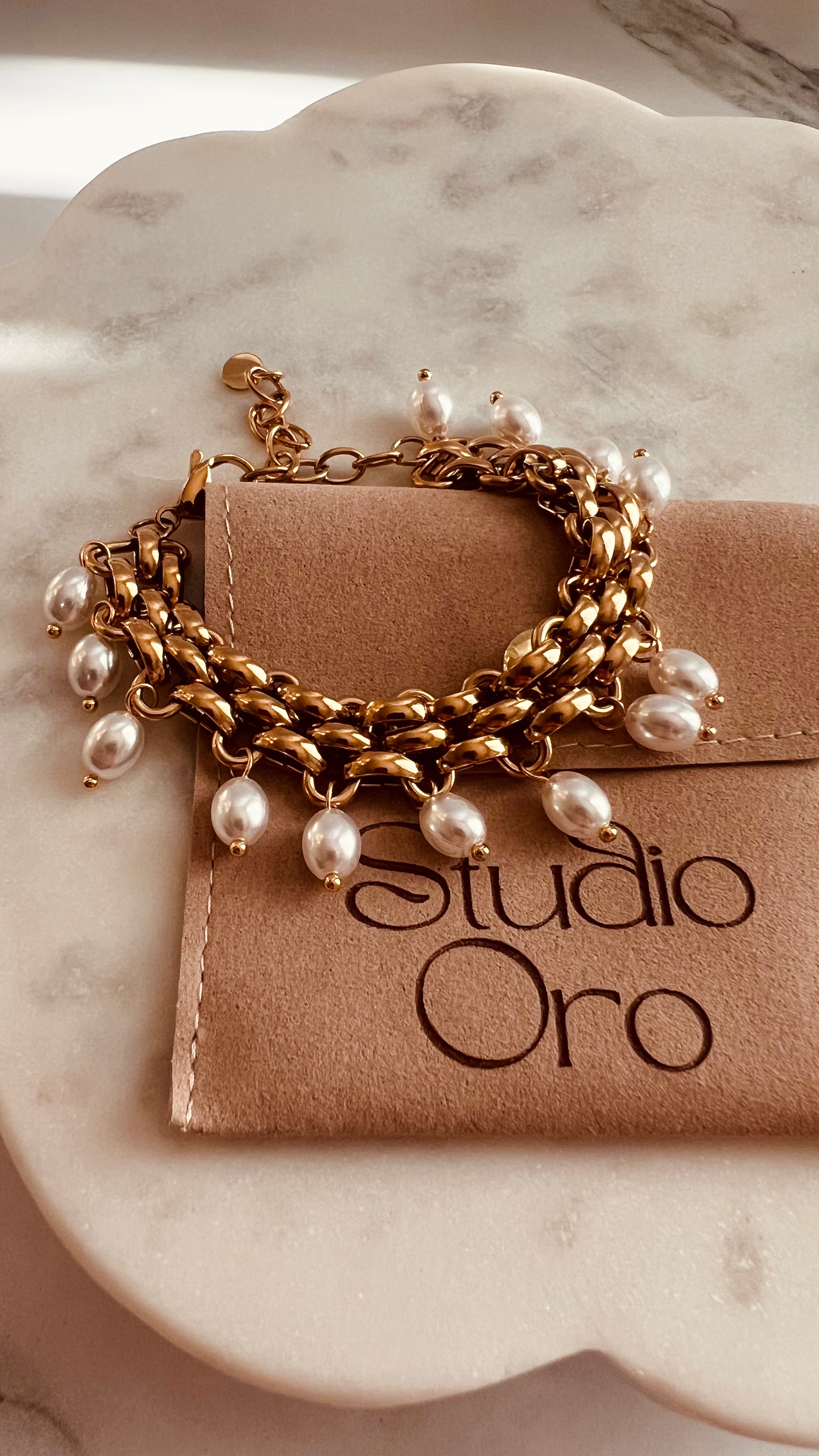The Pearl Chain Bracelet