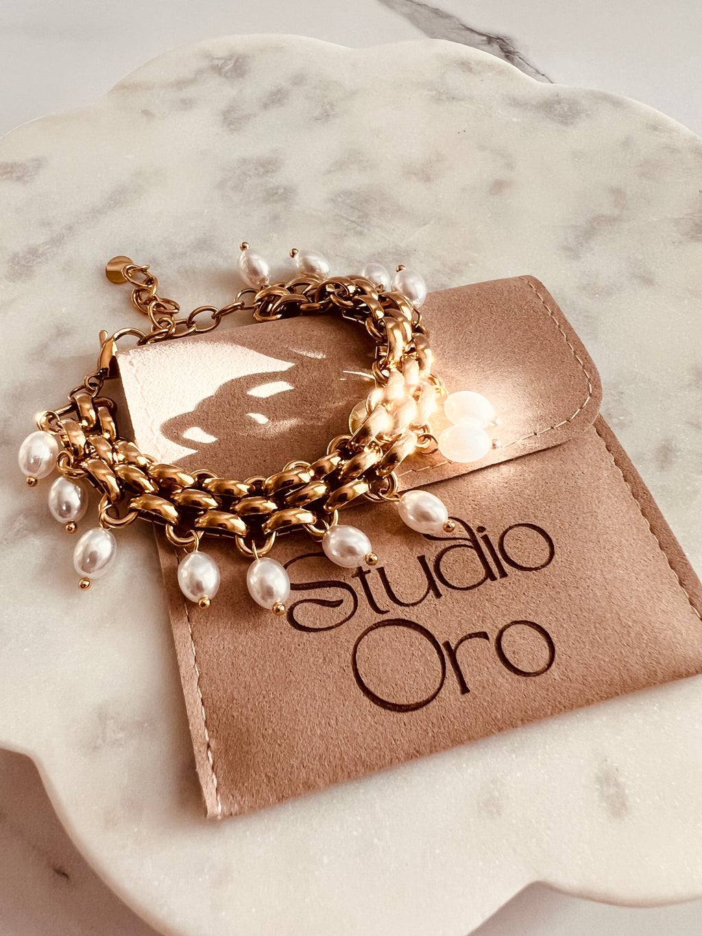 The Pearl Chain Bracelet