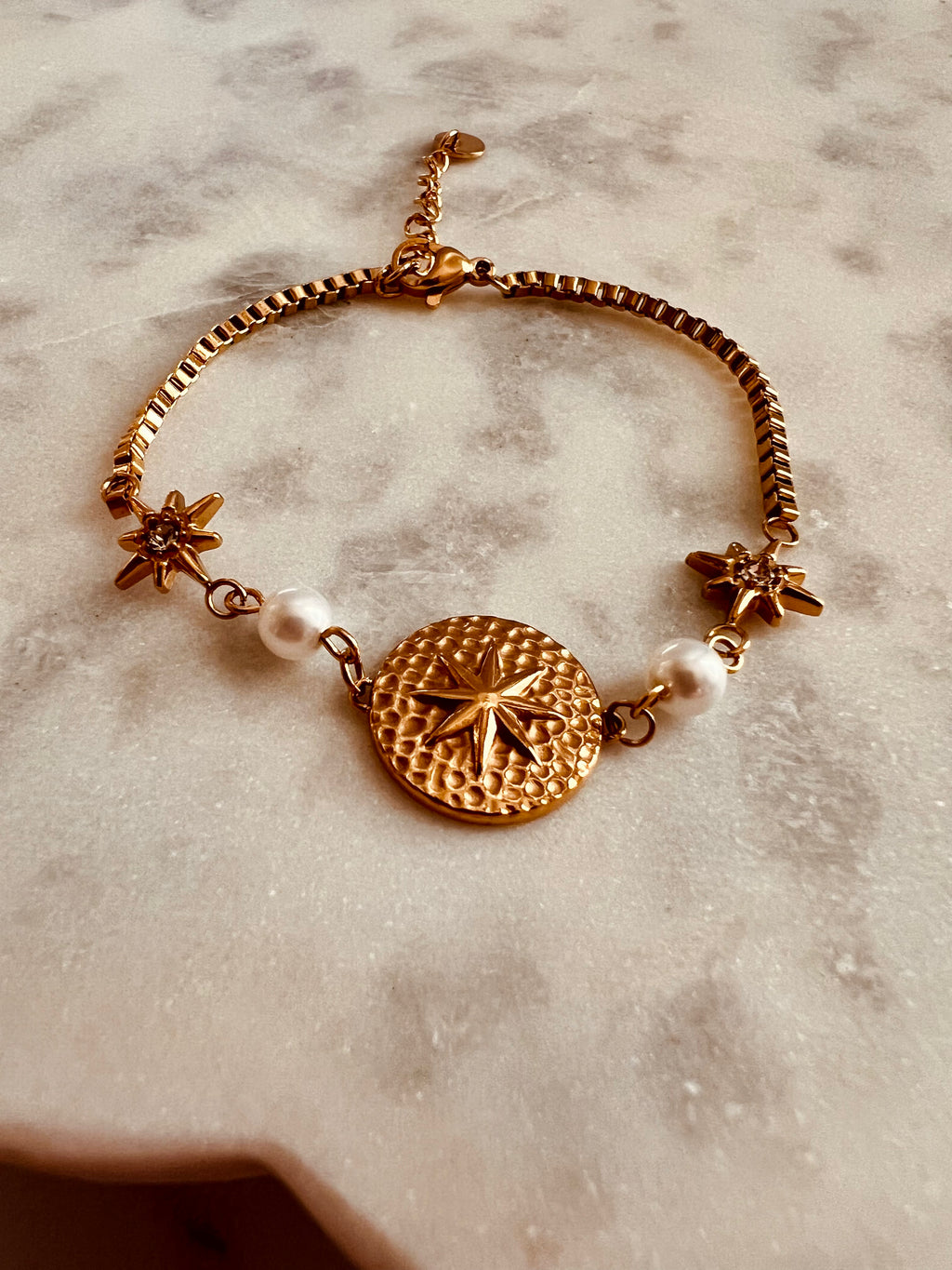 Starburst Pearl Bracelet