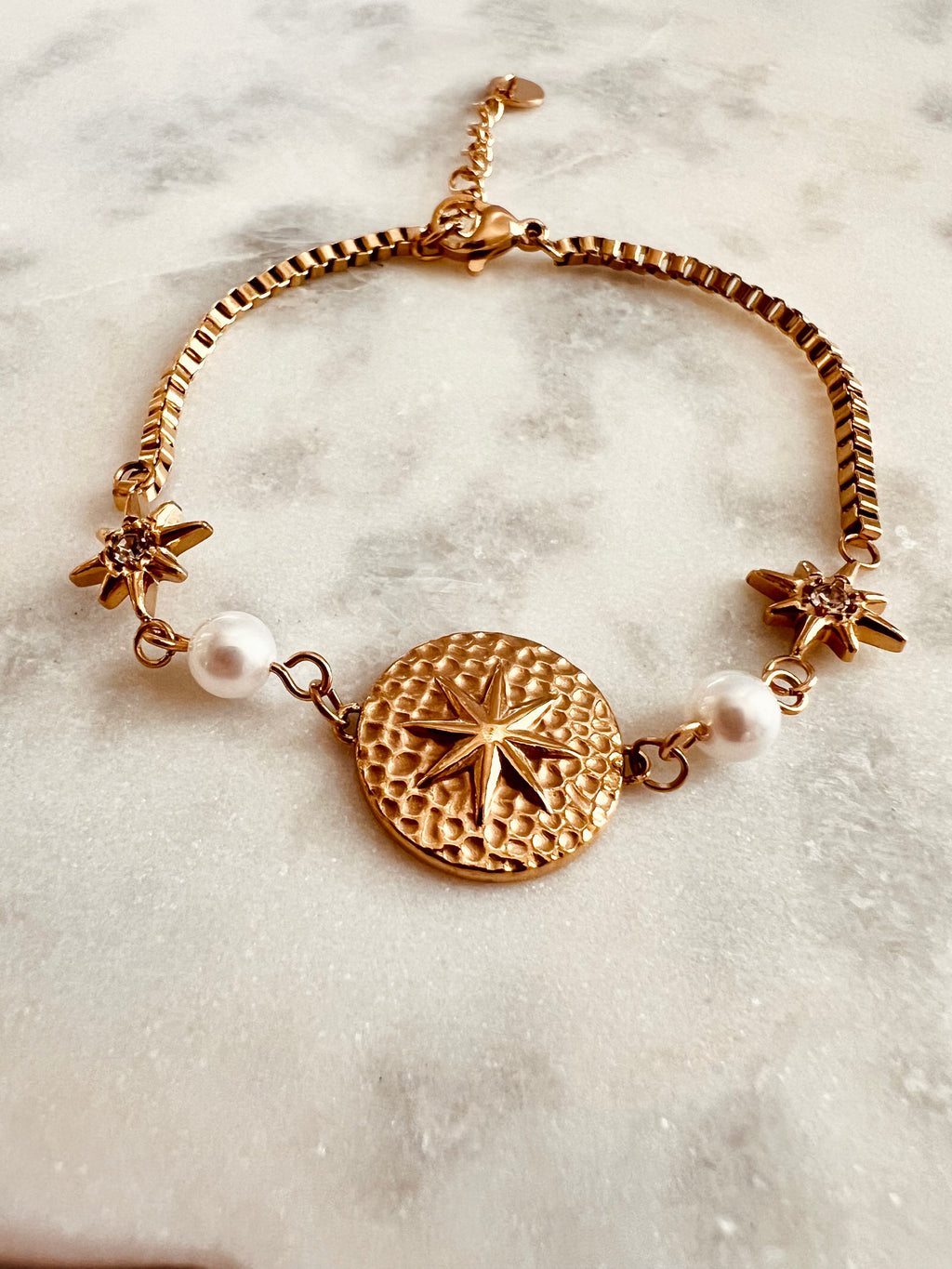Starburst Pearl Bracelet