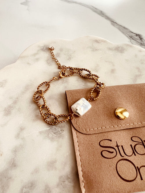 Capri Pearl Link Bracelet