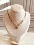The Pavé Lock Necklace